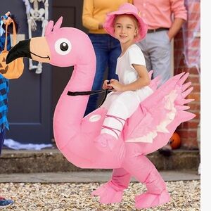 Pink Flamingo Inflatable Costume for Kids